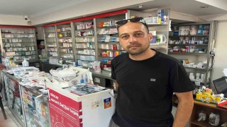 İzmirde eczaneye yumurtalı saldırı