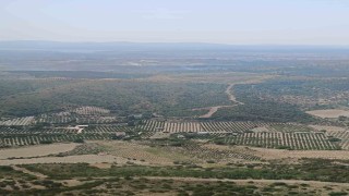 İzmirde ormanlık arazide çıkan yangın kontrol altında