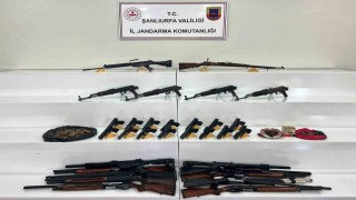 Jandarma nereye baktıysa silah çıktı