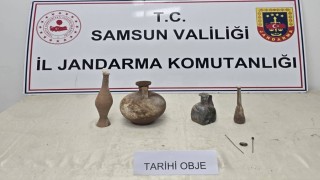 Jandarma tarihi eser ele geçirdi: 2 gözaltı