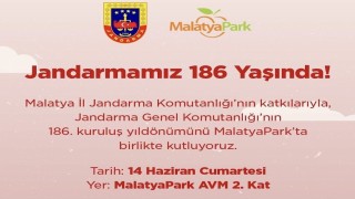 Jandarmadan MalatyaParkta tanıtım standı