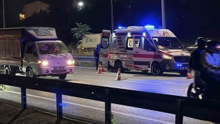 Kağıthanede yola atlayan yaya feci şekilde can verdi