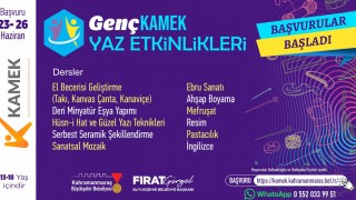Kahramanmaraş Genç KAMEK Kurslarına Başvurular Başladı