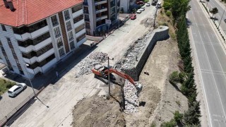Karabük Belediyesinden toprak kaymasına karşı önlem