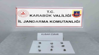 Karabükte kubar esrar ele geçirildi