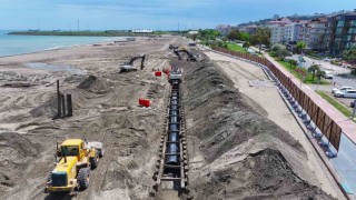 Karadenizin en büyük kolektör hattı ile Samsun sahilleri korunacak
