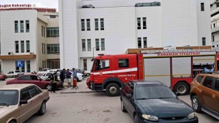 Karamanda araç yanıyor ihbarı ekipleri harekete geçirdi