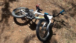 Karamanda motosiklet bisikletli çocuğa çarptı: 1 yaralı