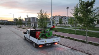 Karatay Belediyesinden bayram öncesi ilaçlama mesaisi