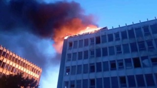 Kartalda korkutan yangın