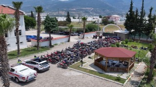 Kaşta motosikletlere yönelik huzur ve güven uygulamasında 145 araç trafikten men edildi