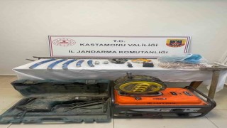 Kastamonuda define avcılarına suçüstü baskın: 2 tutuklama