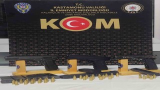 Kastamonuda kaçak silah operasyonu: 4 gözaltı