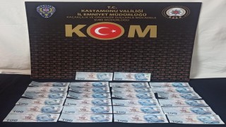 Kastamonuda sahte para operasyonu: 1 gözaltı