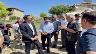 Kaymakam Aslan, Başkimse ve Çatkuyu köylerinde yatırım alanlarını inceledi