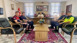 Kaymakam Doğru Germencik jandarmasını ağırladı