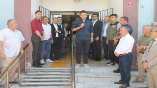Kaymakam Emre Yeşil Manyasa veda etti