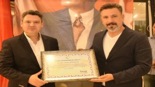 Kaymakam Gökpınara Arsuz fahri hemşehrilik beratı verildi