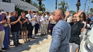 Kaymakam Mustafa Çit ve ailesine veda töreni