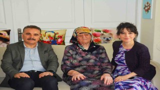 Kaymakam Odabaştan şehit ailelerine Kurban Bayramı ziyareti