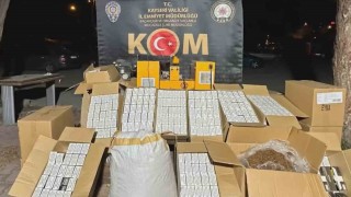 Kayseride kaçak tütün operasyonu