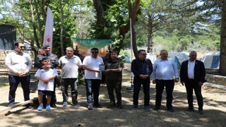 Kazdağlarında baba-çocuk doğa kampı düzenlendi