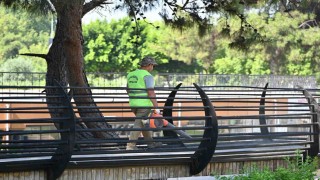 Kepezde Tek Sarnıç Parkında temizlik seferberliği
