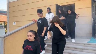 Kırıkkalede okulda nefes kesen yangın tatbikatı