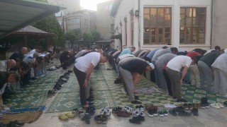Kırklarelinde bayram namazı coşkuyla eda edildi