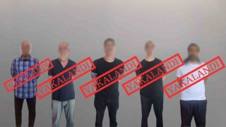 Kırmızı bültenle aranan 5 kişi yakalanarak Türkiyeye getirildi