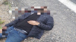 Kırşehirde yolda silahla vurulmuş şahıs bulundu