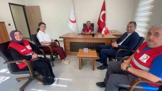 Kızılay Başkanı Yalçına hayırlı olsun ziyareti