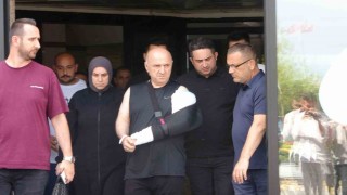 Kolundan vurulan Başkan Bıyık taburcu edildi: Parmaklarımda his kayıpları var