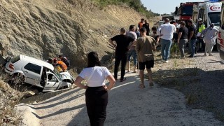 Kontrolden çıkan araç menfeze savruldu: 1 ölü, 2 yaralı