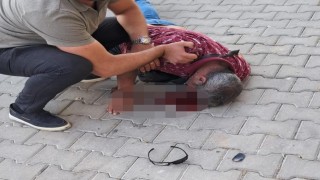 Kontrolden çıkan motosiklet park halindeki araçlara çarptı: 1 yaralı