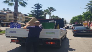 Konyaaltında kaldırım işgaline geçit yok