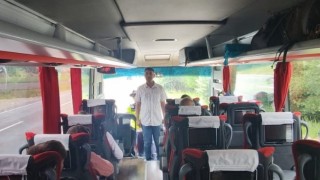 Konyada jandarma yolcu gibi bindiği otobüsü denetledi, sürücü cezadan kurtulamadı