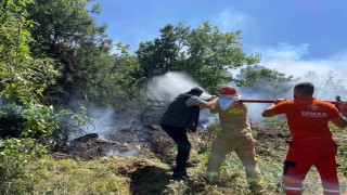 Köyceğizde orman yangını ekiplerin hızlı müdahalesiyle kontrol altına alındı