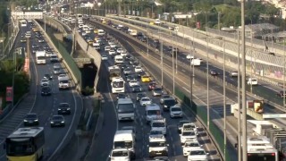 Kurban Bayramı tatili bitti, İstanbulda trafik yoğunluğu yaşandı