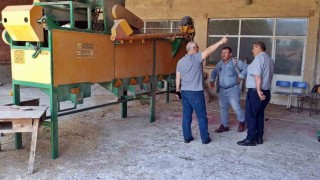 Kütahyada hububat tohum temizleme selektörleri sezona hazırlanıyor