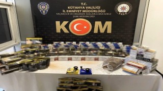 Kütahyada kaçak sigara operasyonu