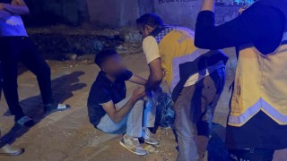 Madde bağımlısı genç, mahalle sakinlerini tedirgin etti
