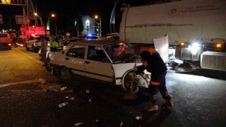 Malatyada iki aracın karıştığı kazada ortalık savaş alanına döndü: 4 yaralı
