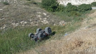 Malatyada traktör şarampole yuvarlandı: 1 ölü