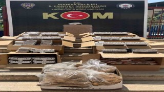 Manisada 59 bin doldurulmuş makaron ele geçirildi