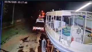 Marmaris açıklarındaki 5.8lik deprem güvenlik kameralarına böyle yansıdı