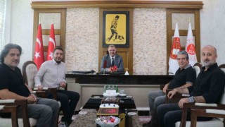 Mersinde basın mensuplarından Başsavcı Öztopraka veda ziyareti
