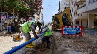 MESKİ, Yapraklıkoy mevkiinde içme suyu hattını yeniledi