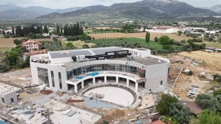 Milas Kültür Merkezinin yüzde 77si tamamlandı