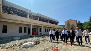 Milletvekili Cem Şahin, Ovacıkta ki yatırımları yerinde inceledi